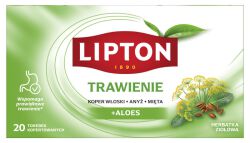 Lipton Herbata Ziołowa Trawienie 20 Torebek