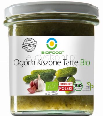 Biofood Ogórki Kiszone Tarte Bio 280 G