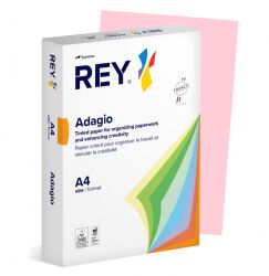 Rey Adagio Papier ksero A4, 160gsm, 89 różowy pastel *RYADA160X475 R100, 250 ark.