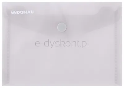 Donau Teczka Kopertowa Zatrzask, Pp, A6, 180Mikr., Dymna 