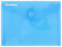 Donau Teczka Kopertowa Zatrzask, Pp, A6, 180Mikr., Niebieska