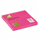 Q-Connect Bloczek samoprzylepny Brilliant, 76x76mm, 1x80 kart., różowy - 2