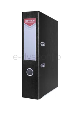 Office Products Segregator Officer z szyną, PP, A4/75mm, czarny