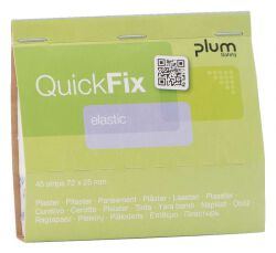 PLUM QuickFix Plastry z elastycznego materiału Wkład, 45 szt.