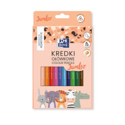 Oxford Kredki Ołówkowe Kids Jumbo 12 Kolorów