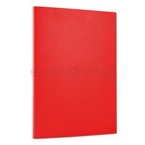Office Products Teczka z rzepem PP A4/1,5cm, 3-skrz., czerwona
