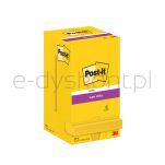 Post-It  Karteczki Samoprzylepne Super Sticky (654-S), 76X76Mm, 12X90 Kart., Żółte - 2