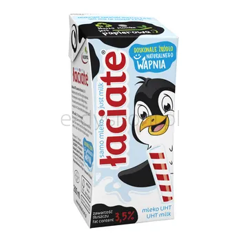 Łaciate Mleko UHT 3,5% 0,2L karton ze słomką