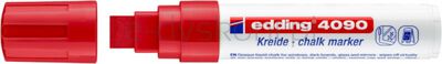 Edding Marker kredowy e-4090 4-15 mm, czerwony