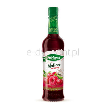Herbapol Syrop Owocowy Malina Z Żurawiną Z Wit. C, D, B6 I Cynkiem 420Ml