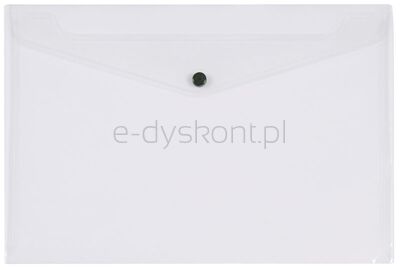 Q-Connect Teczka kopertowa zatrzask, PP, A4, 172mikr., przeźroczysta