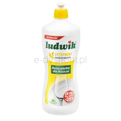 Ludwik Płyn do naczyń cytryna, 900g