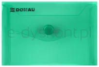 Donau Teczka Kopertowa Zatrzask, Pp, A7, 180Mikr., Zielona  - 3