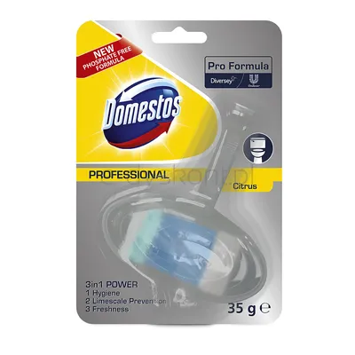 Domestos Kostka toaletowa Diversey Citrus, w koszyku, 35g