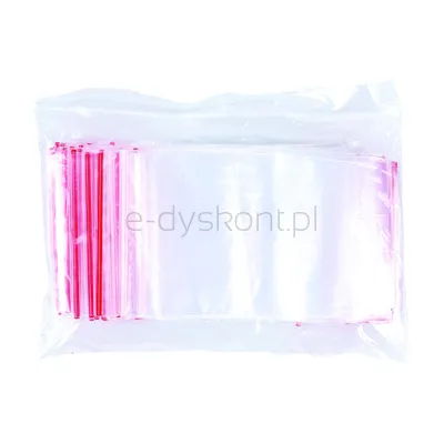 Office Products Torebka Strunowa Ldpe, 70X100Mm, 100Szt., Transparentna