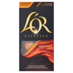 L'Or Espresso Colombia Kawa Mielona w kapsułkach 10 kapsułek 52g