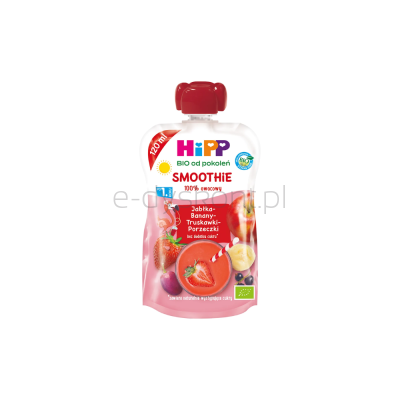 Hipp Smoothie Jabłka-Banany-Truskawki-Porzeczki Bio, Po 1. Roku, 120 Ml