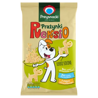 Przysnacki Prażynki Reksio Lekko Solone 95 G