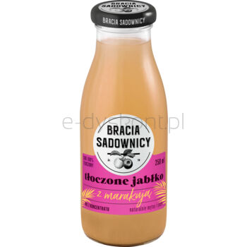 Bracia Sadownicy Tłoczone jabłko z marakują 250 ml