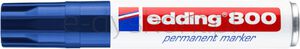 Marker permanentny e-800 EDDING, 4-12mm, niebieski