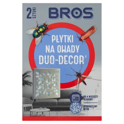 Bros Płytka Na Owady Duo-Decor 2Szt