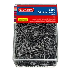 Herlitz Spinacze metalowe 1000 szt 32 mm