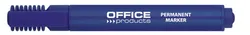 Office Products Marker permanentny ścięty, 1-5mm (linia), niebieski 