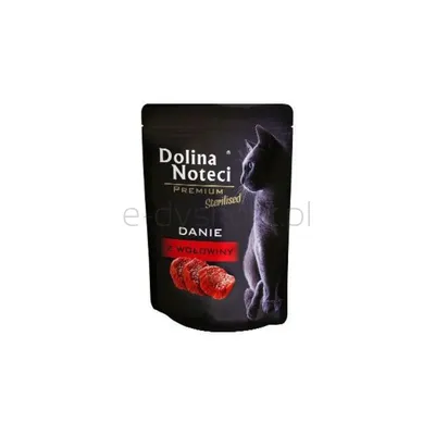 Dolina Noteci Premium Mokra karma dla kotów sterylizowanych danie z wołowiny 85g