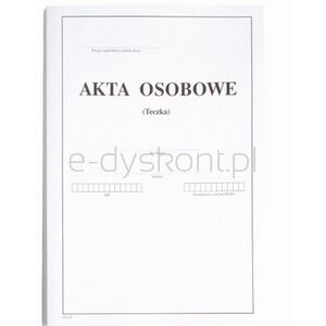 Rexus Teczka na akta osobowe A4 biała Beniamin