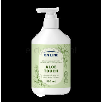 On Line Kremowe Mydło 2W1 Aloe Touch 500Ml