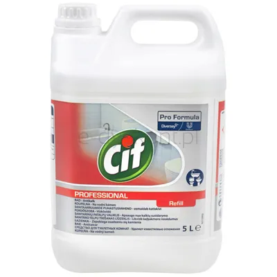 Cif Preparat Diversey 2W1, Do Mycia Sanitariatów I Łazienek, 5L