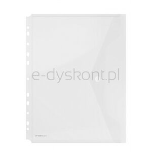 Donau Teczka kopertowa zatrzask, PP, A4, 200mikr., z europerforacją, transparentna