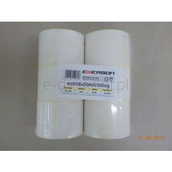 Etykieta na rolce 58mX60mm nawój 800 etykiet