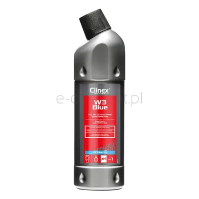 Clinex Żel W3 Blue, do czyszczenia sanitariatów, 1l