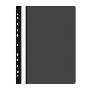 Office Products Skoroszyt, PP, A4, miękki, 100/170mikr., wpinany, czarny