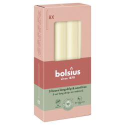 Bolsius Świeca Torpeda 170/20 8Szt. Delikatny Perłowy
