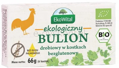 Bulion Drobiowy W Kostkach Bez Oleju Palmowego Bezgl. Bio 66 G