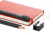 Zestaw 2 ołówków/zakreślaczy MOLESKINE wykonany z drzewa lipowego z temperówką, pomarańczowy/żółty - 2