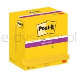 Post-It  Karteczki Samoprzylepne Super Sticky (655-12Sscy-Eu), 127X76Mm, 12X90 Kart., Żółte - 2