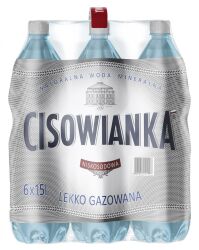 Cisowianka Woda Mineralna lekko gazowana 1,5l  SK