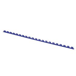 Office Products Grzbiety do bindowania A4, 6mm (25 kartek), 100 szt., niebieskie