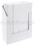 Office Products Teczka Z Gumką, Karton, A4, 300Gsm, 3-Skrz., Gumka Mix Kolorów, Biała  - 2