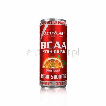 Bcaa Xtra Drink O Smaku Pomarańczy Activlab (Puszka 330 Mililitrów)