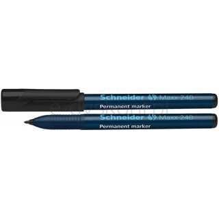 Schneider Marker permanentny Maxx 240, 1-2mm, czarny