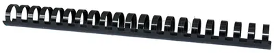 Office Products Grzbiety do bindowania A4, 25mm (240 kartek), 50 szt., czarne 