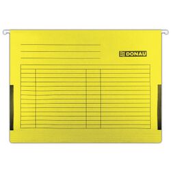 Donau Teczka zawieszkowa z boczkami, A4, 230gsm, żółta
