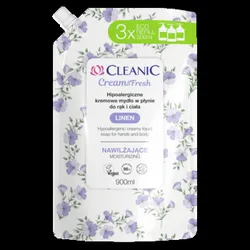 Cleanic Hipoalergiczne Kremowe Mydło Do Rąk I Ciała Linen 900Ml