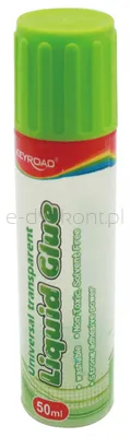 Klej w płynie KEYROAD, z gąbczastą końcówką, 50ml, pakowane na displayu