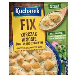Fix Kucharek Kurczak Sos Śmiet.Zioł.30 G