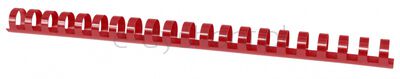 Office Products Grzbiety do bindowania A4, 19mm (165 kartek), 100 szt., czerwone